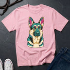 German Shepherd "Guardian" Graphic Pop Art Tee - Comfort Colors 1717