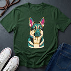 German Shepherd "Guardian" Graphic Pop Art Tee - Comfort Colors 1717