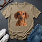 Dachshund "Wiener Dog" Portrait Tee - Comfort Colors 1717