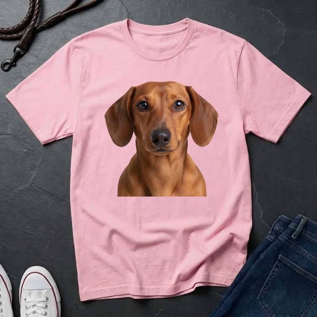 Dachshund "Wiener Dog" Portrait Tee - Comfort Colors 1717