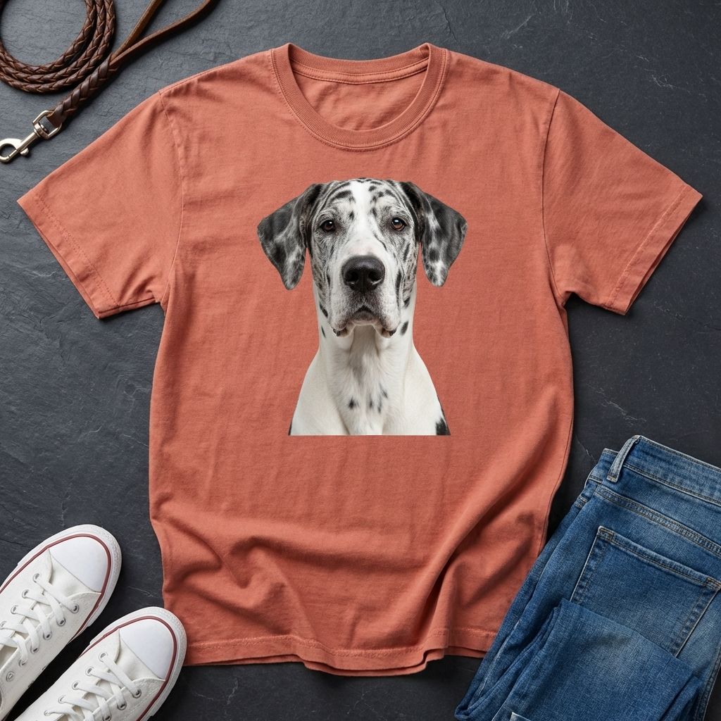 Great Dane "Gentle Giant" Portrait Tee - Comfort Colors 1717