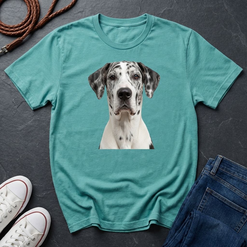 Great Dane "Gentle Giant" Portrait Tee - Comfort Colors 1717