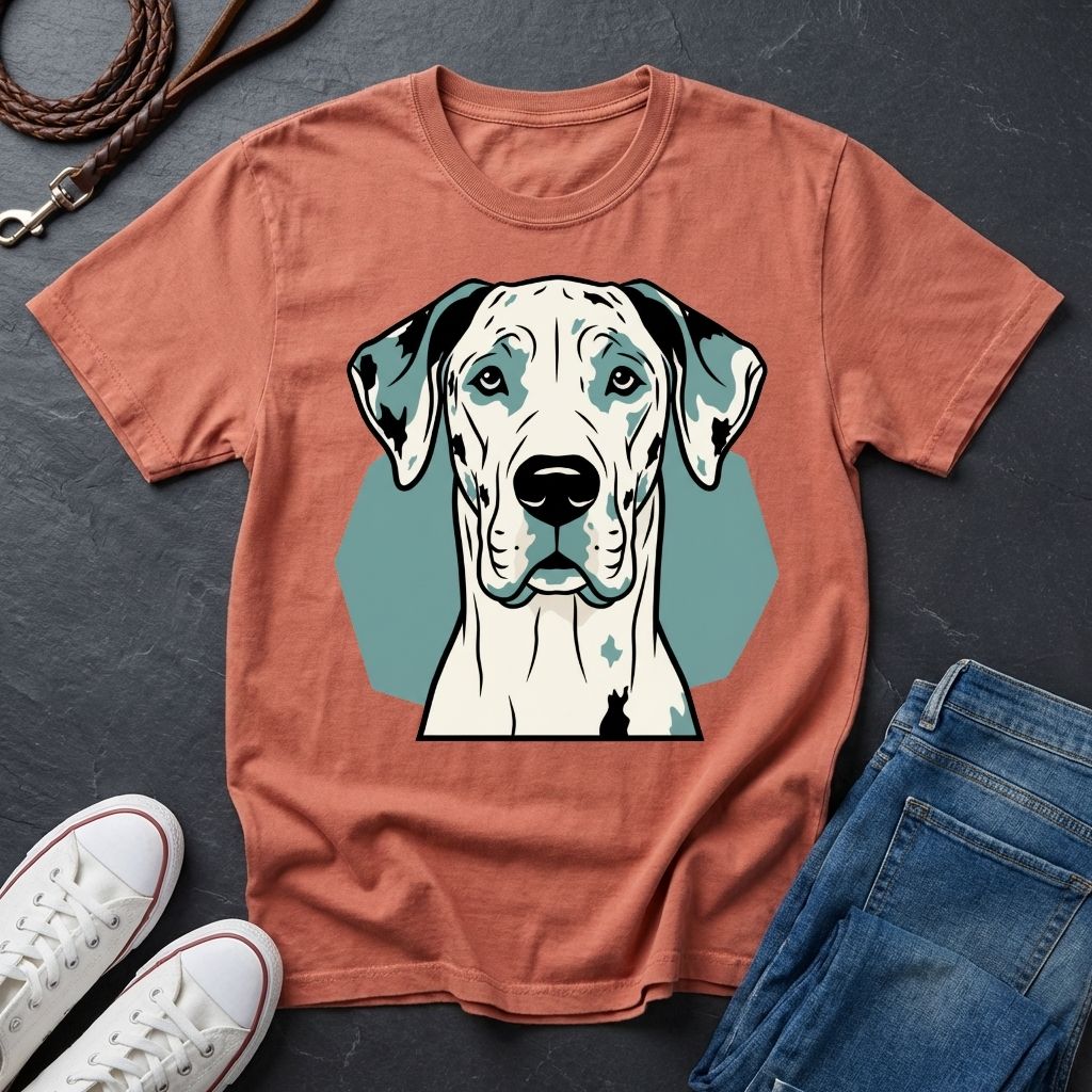 Great Dane "Gentle Giant" Pop Art Tee - Comfort Colors 1717