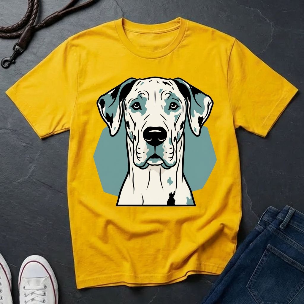Great Dane "Gentle Giant" Pop Art Tee - Comfort Colors 1717