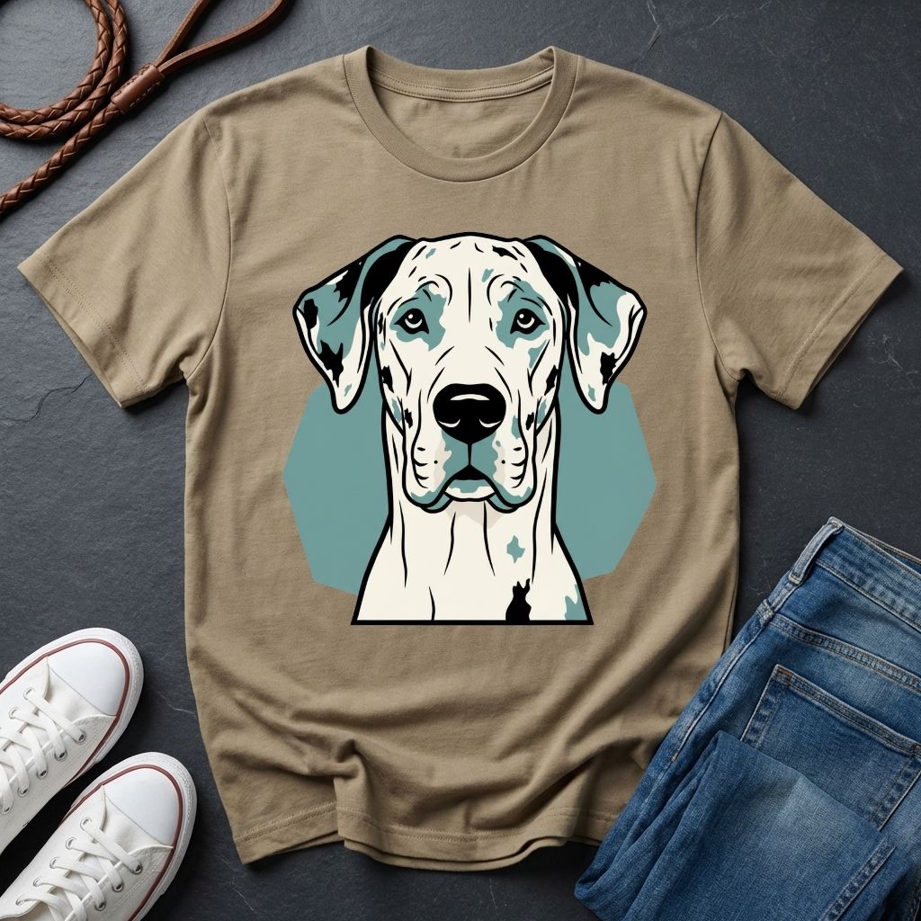 Great Dane "Gentle Giant" Pop Art Tee - Comfort Colors 1717
