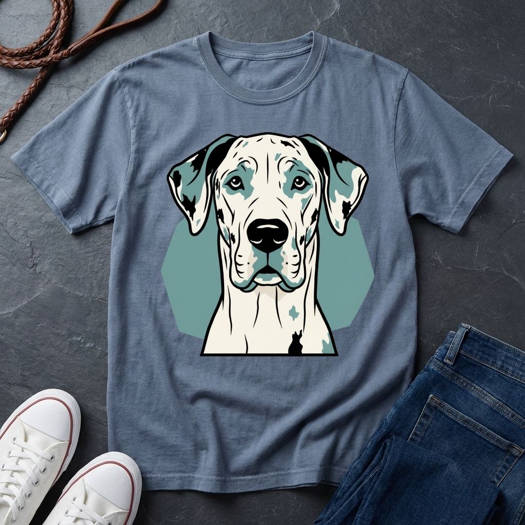 Great Dane "Gentle Giant" Pop Art Tee - Comfort Colors 1717