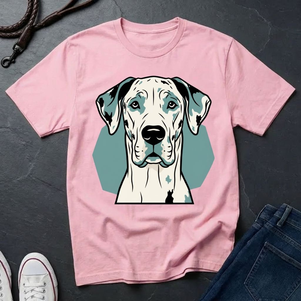 Great Dane "Gentle Giant" Pop Art Tee - Comfort Colors 1717
