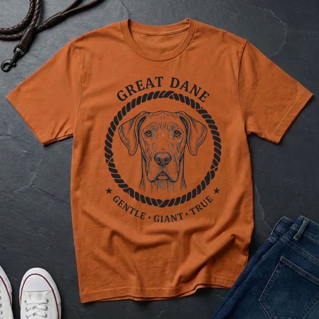 Great Dane "Gentle Giant" Heritage Badge Tee - Comfort Colors 1717