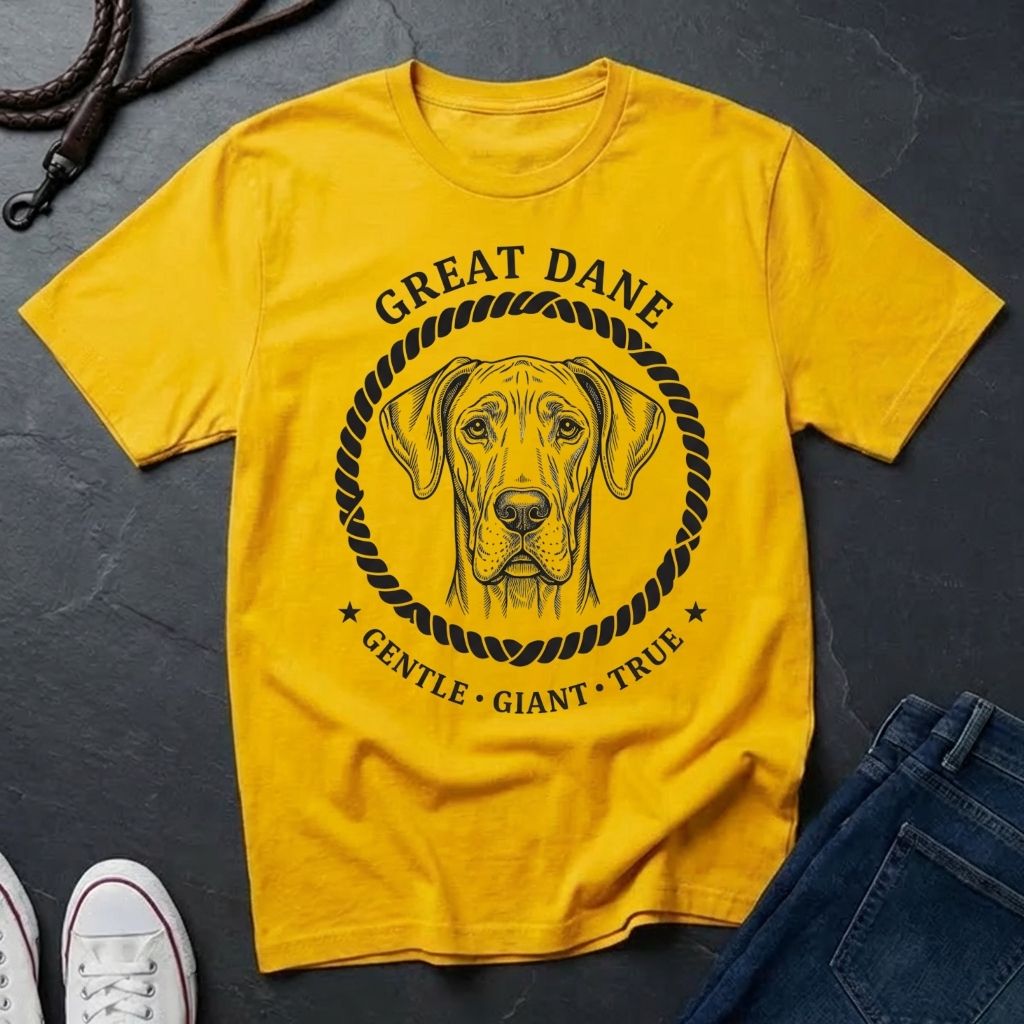 Great Dane "Gentle Giant" Heritage Badge Tee - Comfort Colors 1717