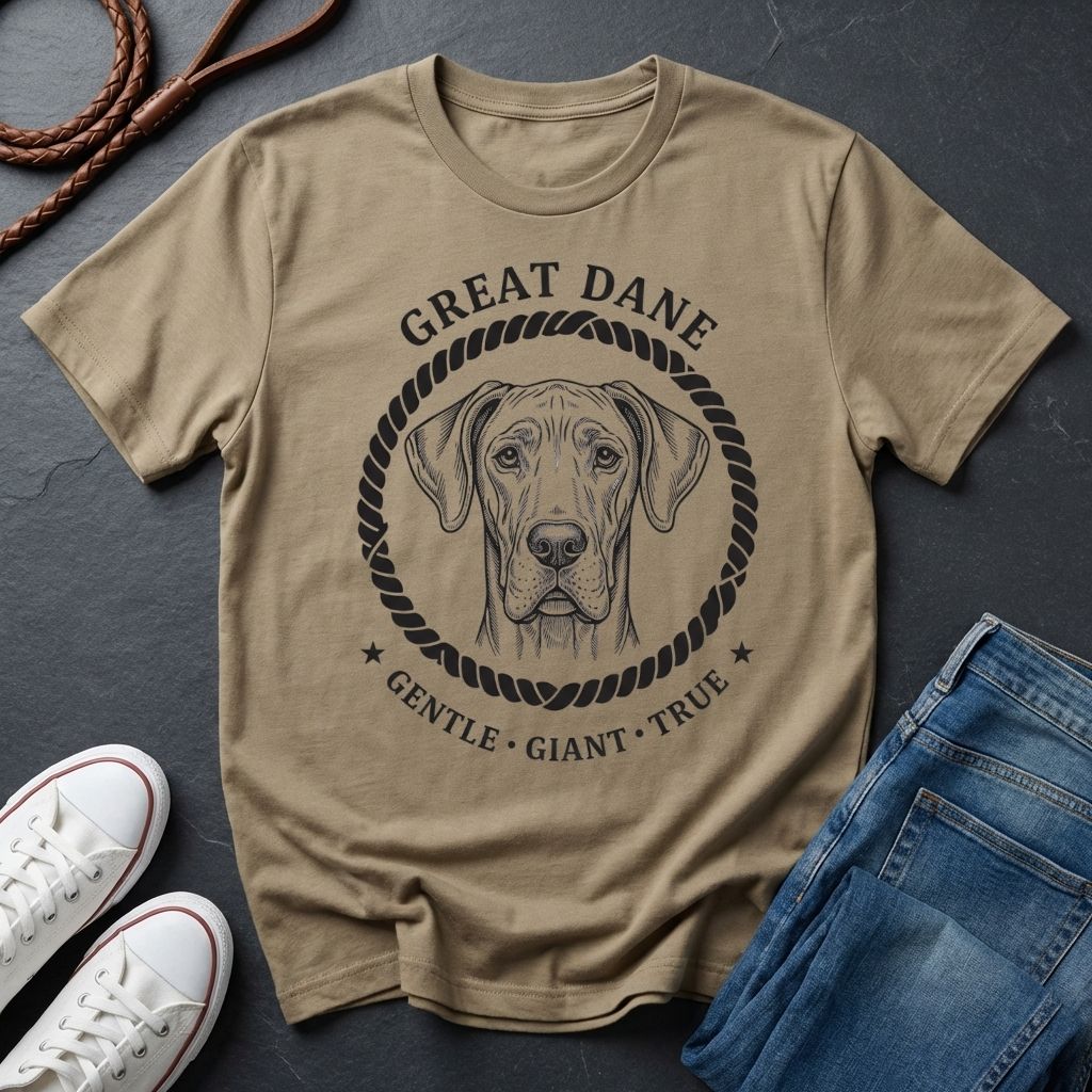 Great Dane "Gentle Giant" Heritage Badge Tee - Comfort Colors 1717