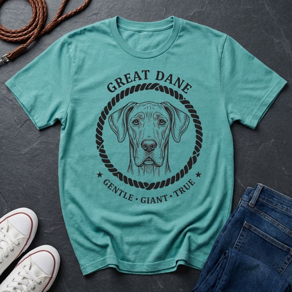 Great Dane "Gentle Giant" Heritage Badge Tee - Comfort Colors 1717