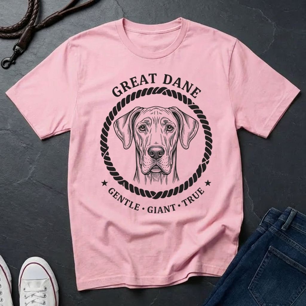 Great Dane "Gentle Giant" Heritage Badge Tee - Comfort Colors 1717