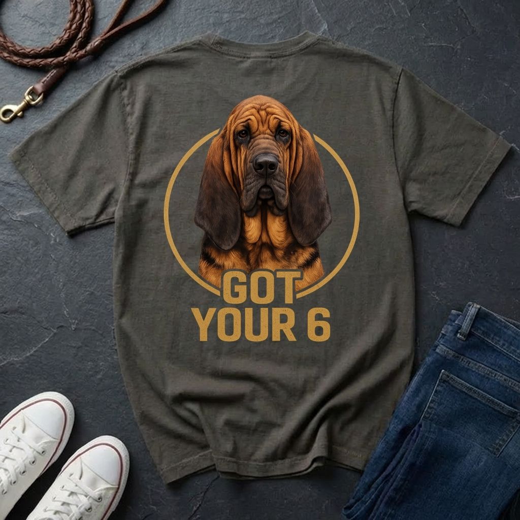 Bloodhound Dog K9 Support T-Shirt - Got Your 6 Tactical Apparel