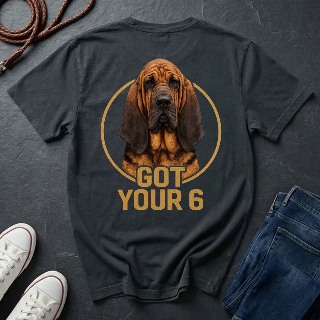 Bloodhound Dog K9 Support T-Shirt - Got Your 6 Tactical Apparel