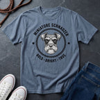 Miniature Schnauzer "Bold • Bright • True" Graphic Pop Art T-Shirt