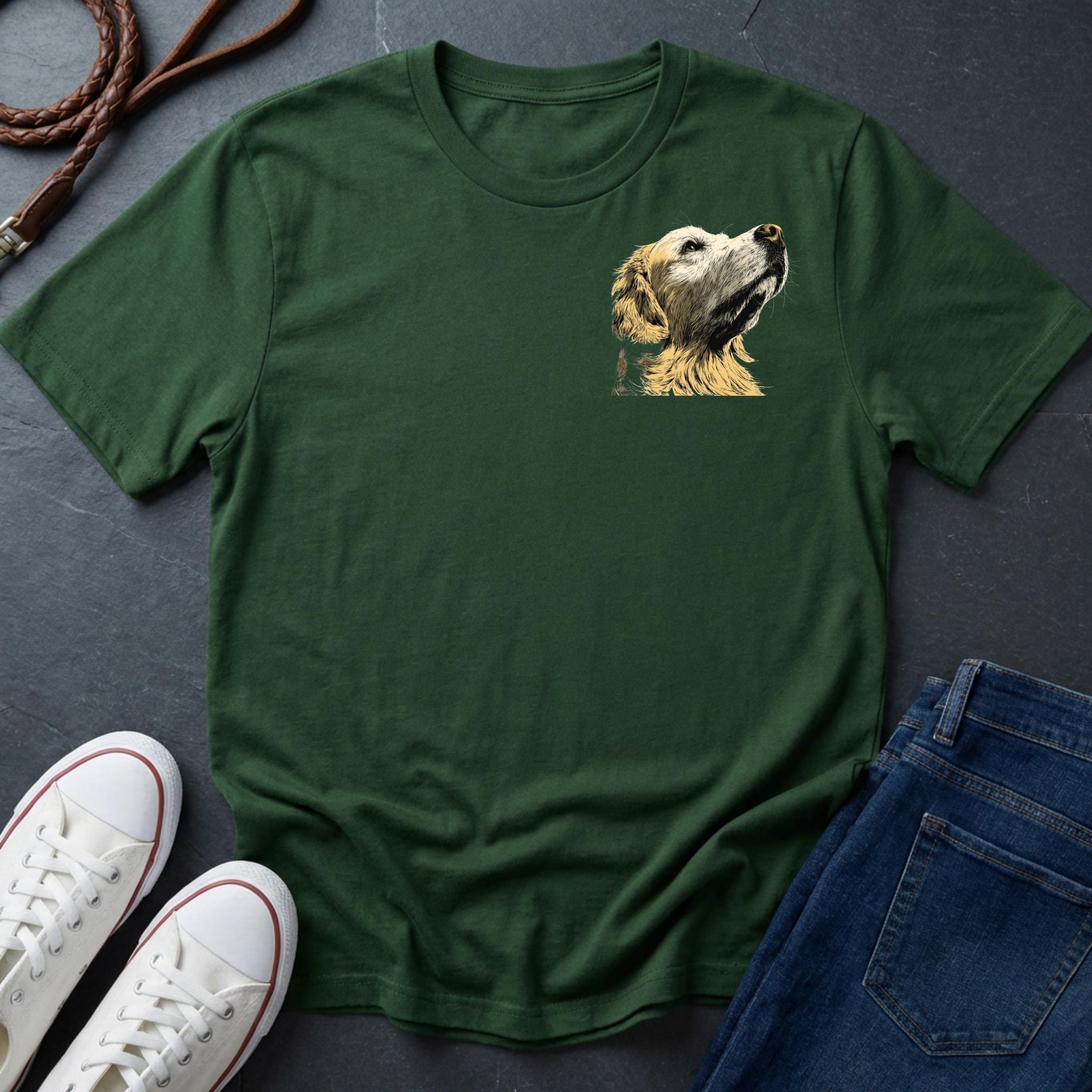 Golden Retriever Shirt – Best Friend No Questions Asked – Dog Lover Tee – Comfort Colors 1717