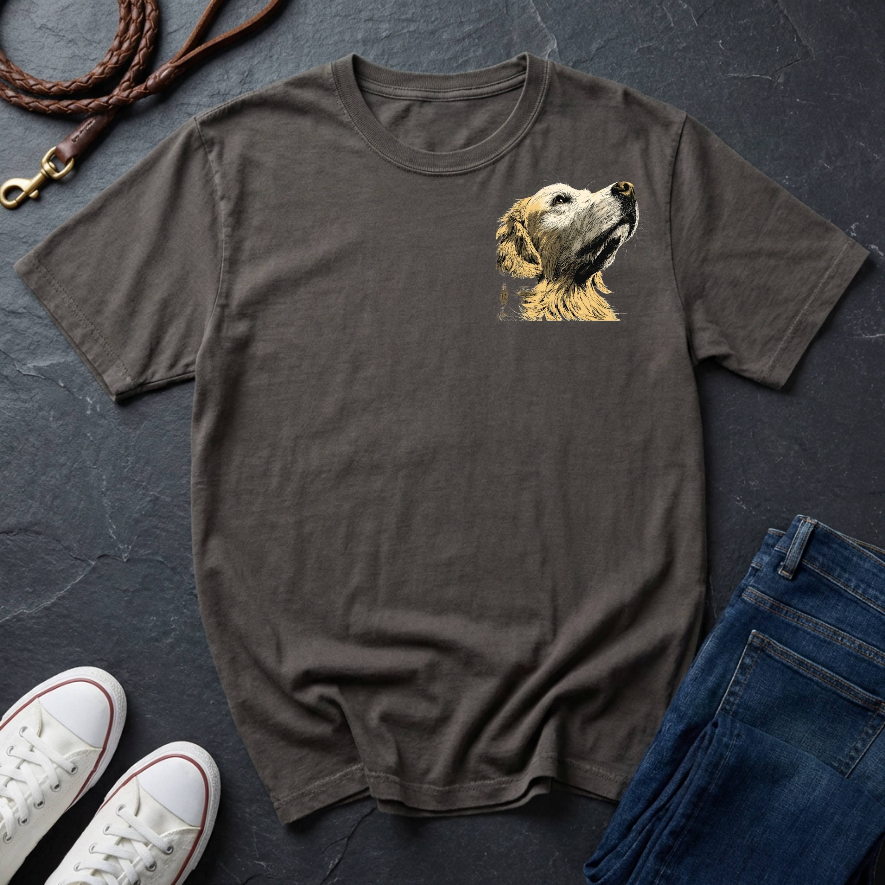 Golden Retriever Shirt – Best Friend No Questions Asked – Dog Lover Tee – Comfort Colors 1717