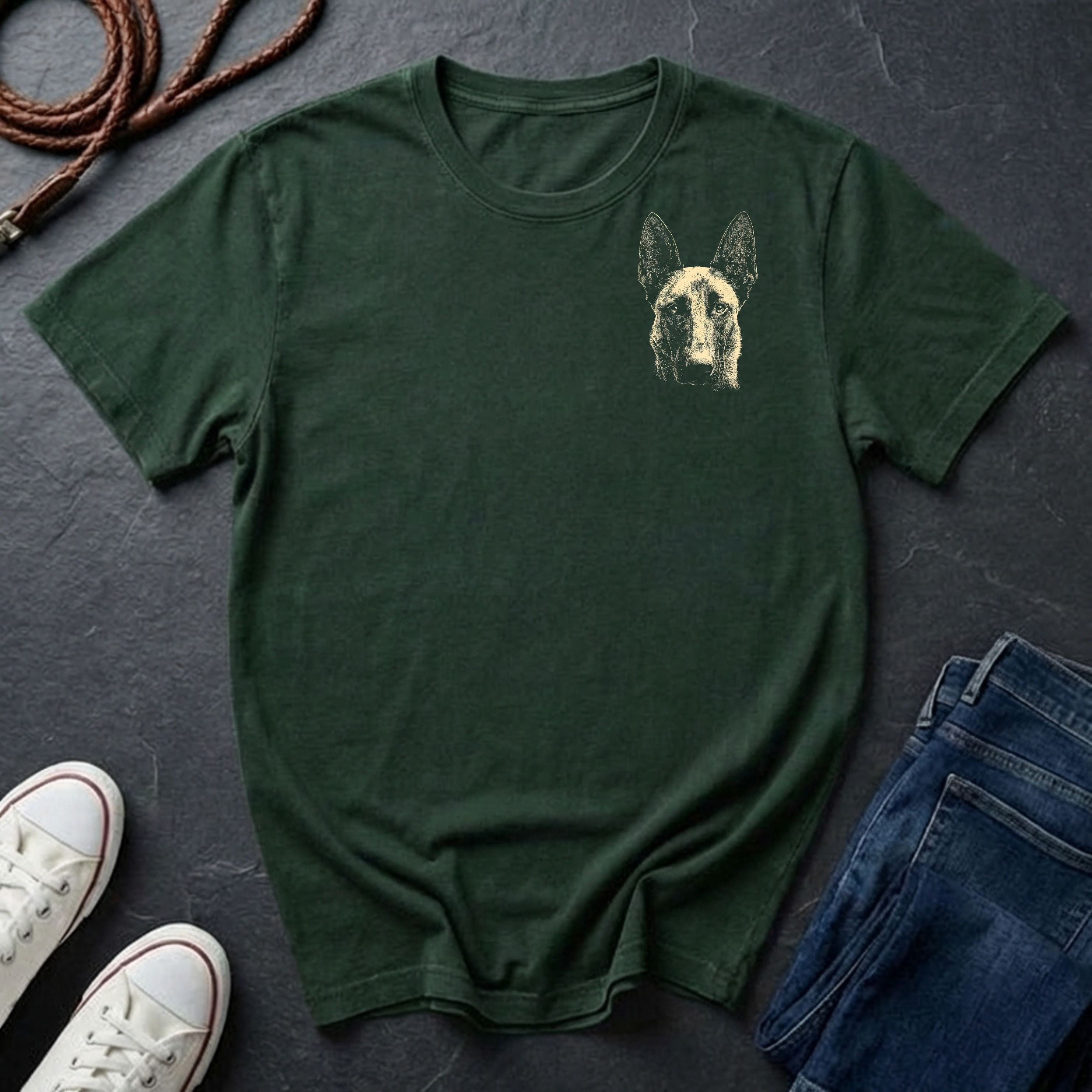 Belgian Malinois Shirt – Loyal, Intense, All In – Comfort Colors Tee
