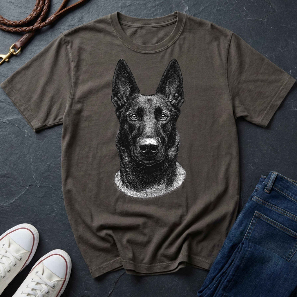 Belgian Malinois Shirt – Focused, Driven, Loyal – Comfort Colors Tee