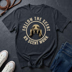 Bloodhound Shirt – Follow The Scent – K9 Scent Work Comfort Colors Tee