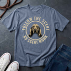 Bloodhound Shirt – Follow The Scent – K9 Scent Work Comfort Colors Tee