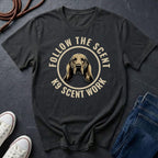 Bloodhound Shirt – Follow The Scent – K9 Scent Work Comfort Colors Tee