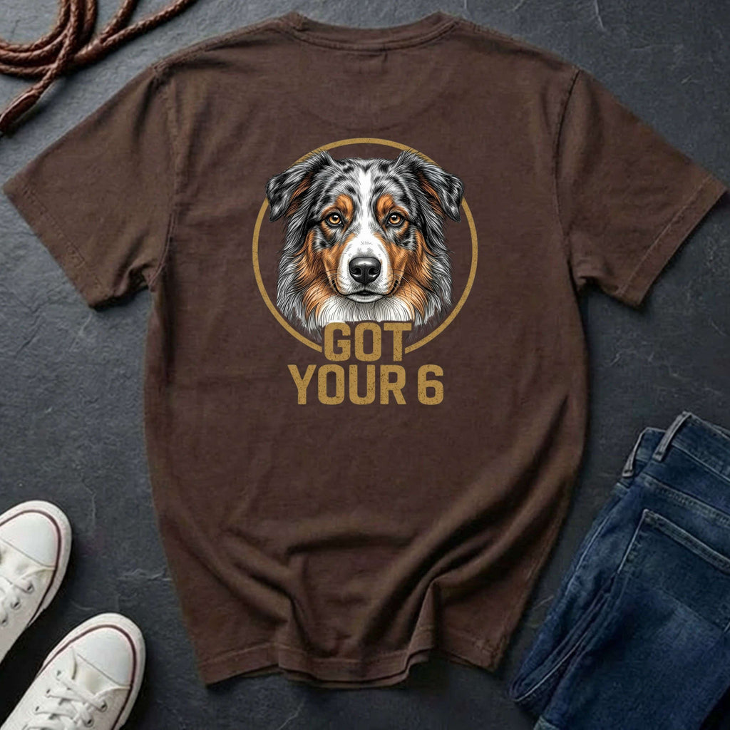 Australian Shepherd Got Your 6 Shirt - Premium Dog Apparel