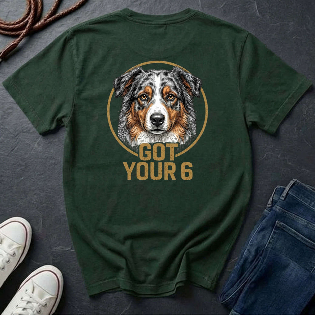 Australian Shepherd Got Your 6 Shirt - Premium Dog Apparel