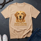 Golden Retriever T-Shirt | Therapist $200/Hour My Golden Retriever Free | Dog Lover Gift
