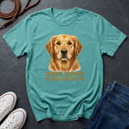 Golden Retriever T-Shirt | Therapist $200/Hour My Golden Retriever Free | Dog Lover Gift