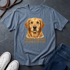 Golden Retriever T-Shirt | Therapist $200/Hour My Golden Retriever Free | Dog Lover Gift