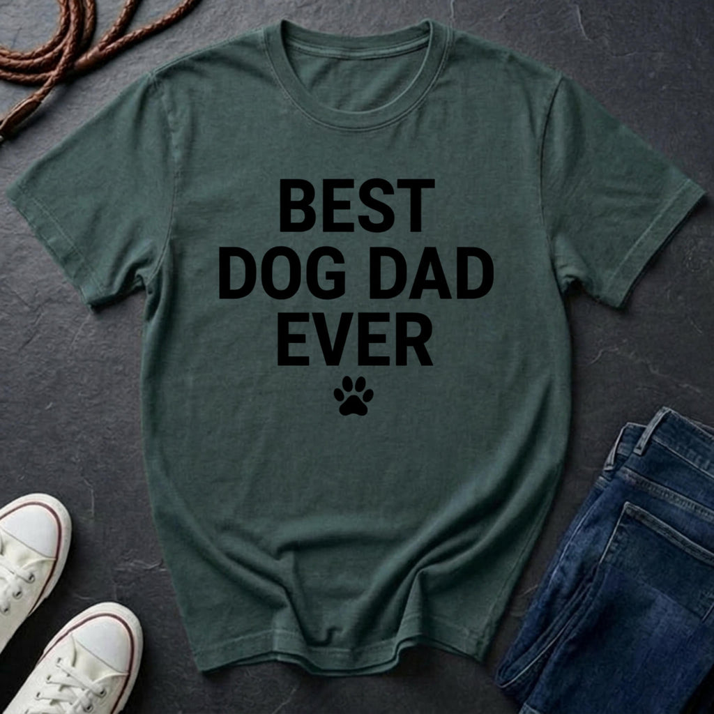 Best Dog Dad Ever T-Shirt — Funny Father’s Day Pet Dad Tee