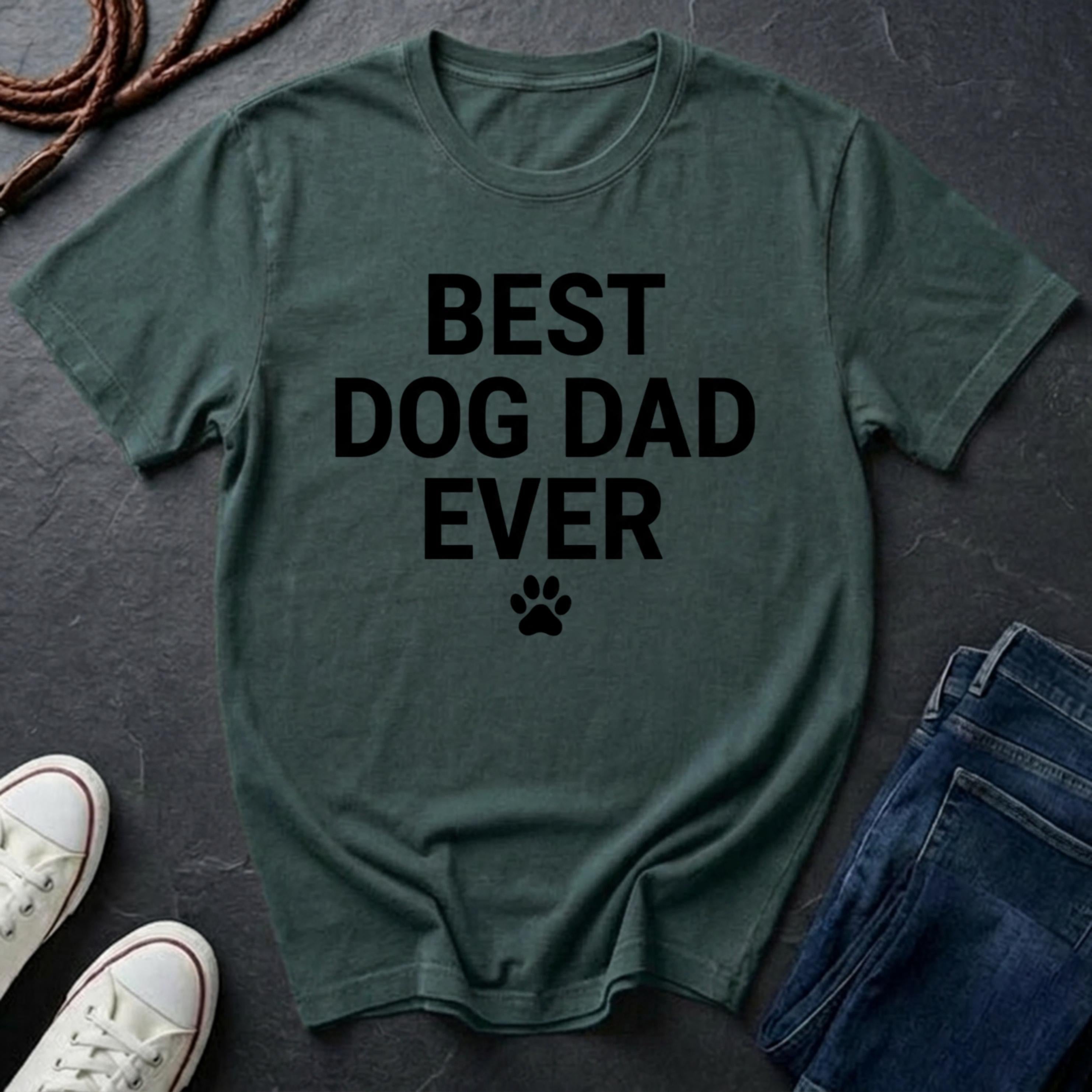 Best Dog Dad Ever T-Shirt — Funny Father’s Day Pet Dad Tee