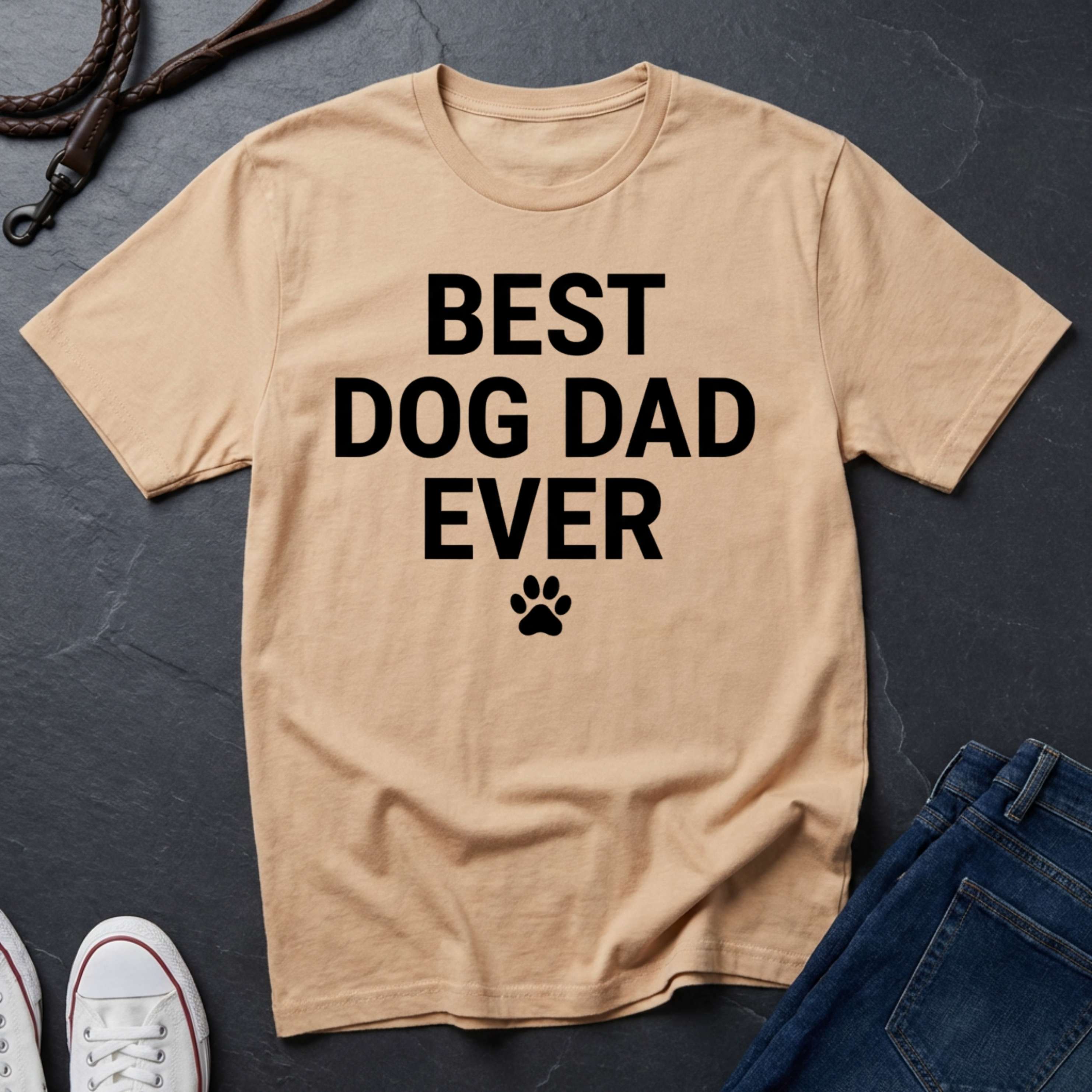 Best Dog Dad Ever T-Shirt — Funny Father’s Day Pet Dad Tee