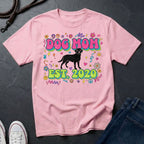 Dog Mom EST. 2020 Shirt - Retro Groovy Design - Premium Comfort Colors - Free Worldwide Shipping