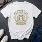Cavalier King Charles Spaniel Heritage Breed T-Shirt | Vintage Badge Dog Lover Gift Shirt
