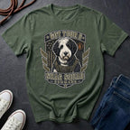 Sheepadoodle "Got Your 6" T-Shirt — Shag Squad Command — Comfort Colors 1717