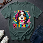 Bernedoodle Pop Art Shirt — Bold & Beautiful Bernedoodle — Comfort Colors 1717