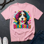 Bernedoodle Pop Art Shirt — Bold & Beautiful Bernedoodle — Comfort Colors 1717