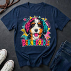 Bernedoodle Pop Art Shirt — Bold & Beautiful Bernedoodle — Comfort Colors 1717