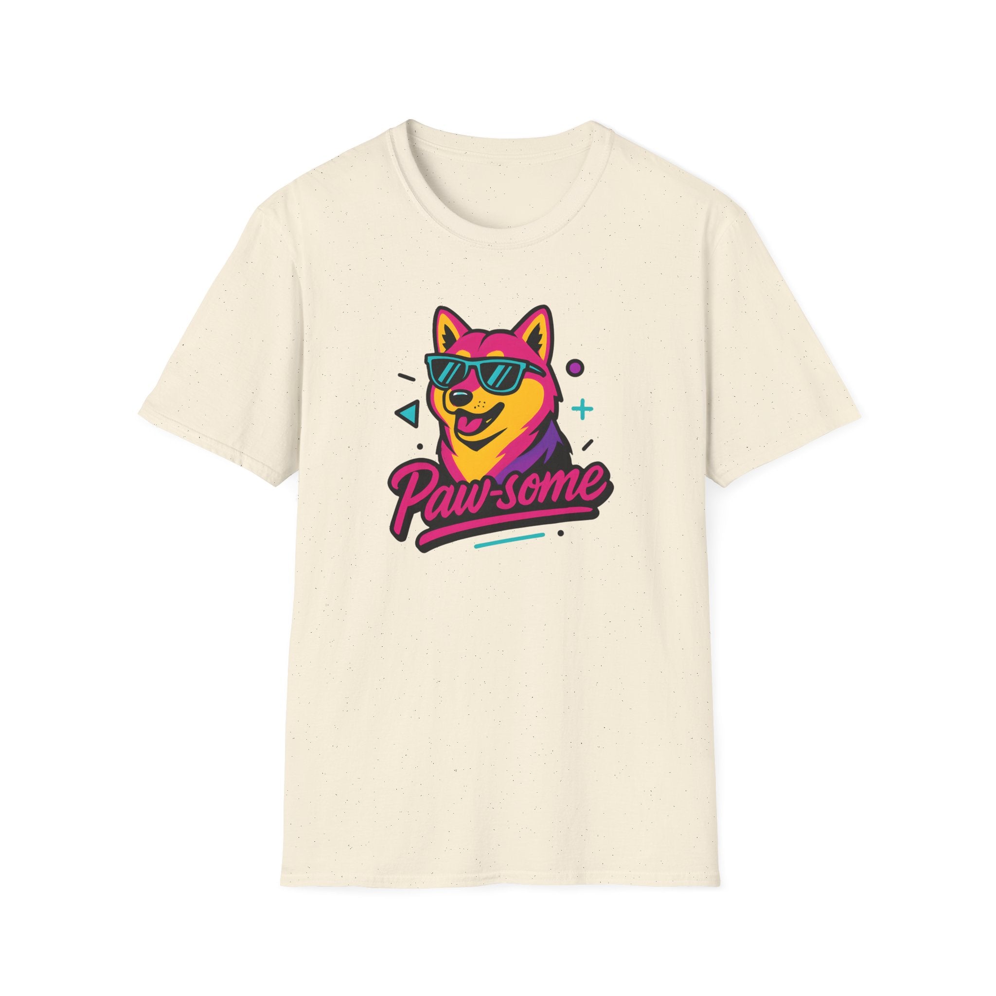Paw-some Neon Dog T-Shirt