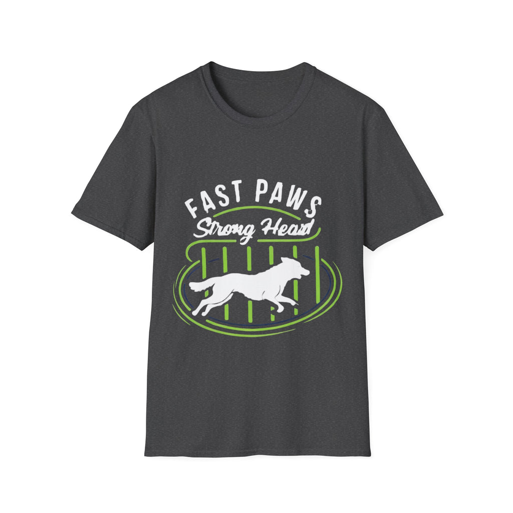 Fast Paws Strong Heart Dog T-Shirt