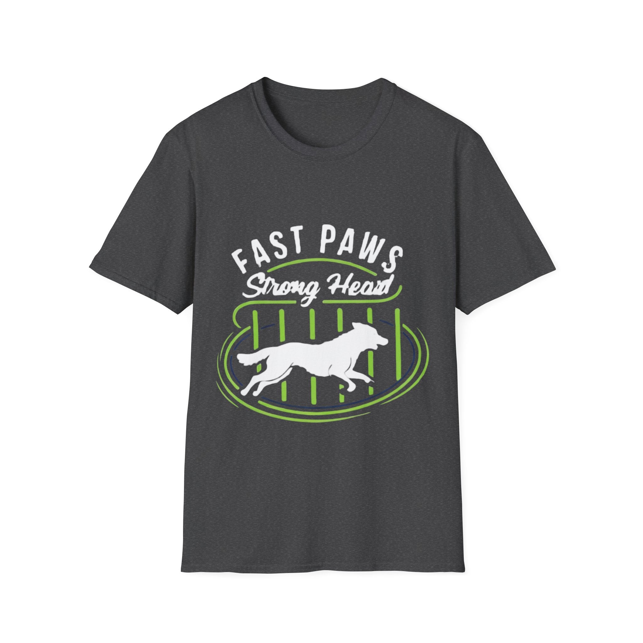Fast Paws Strong Heart Dog T-Shirt