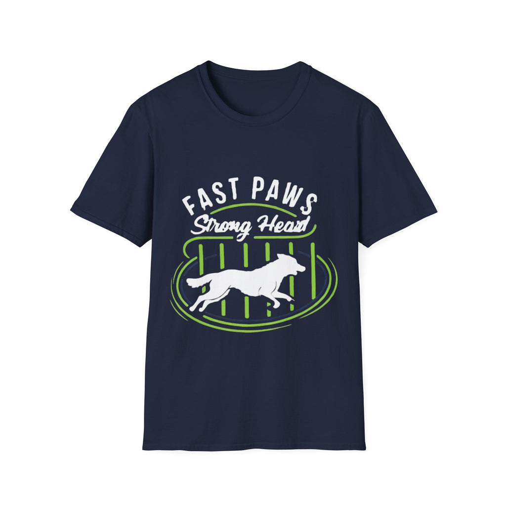 Fast Paws Strong Heart Dog T-Shirt