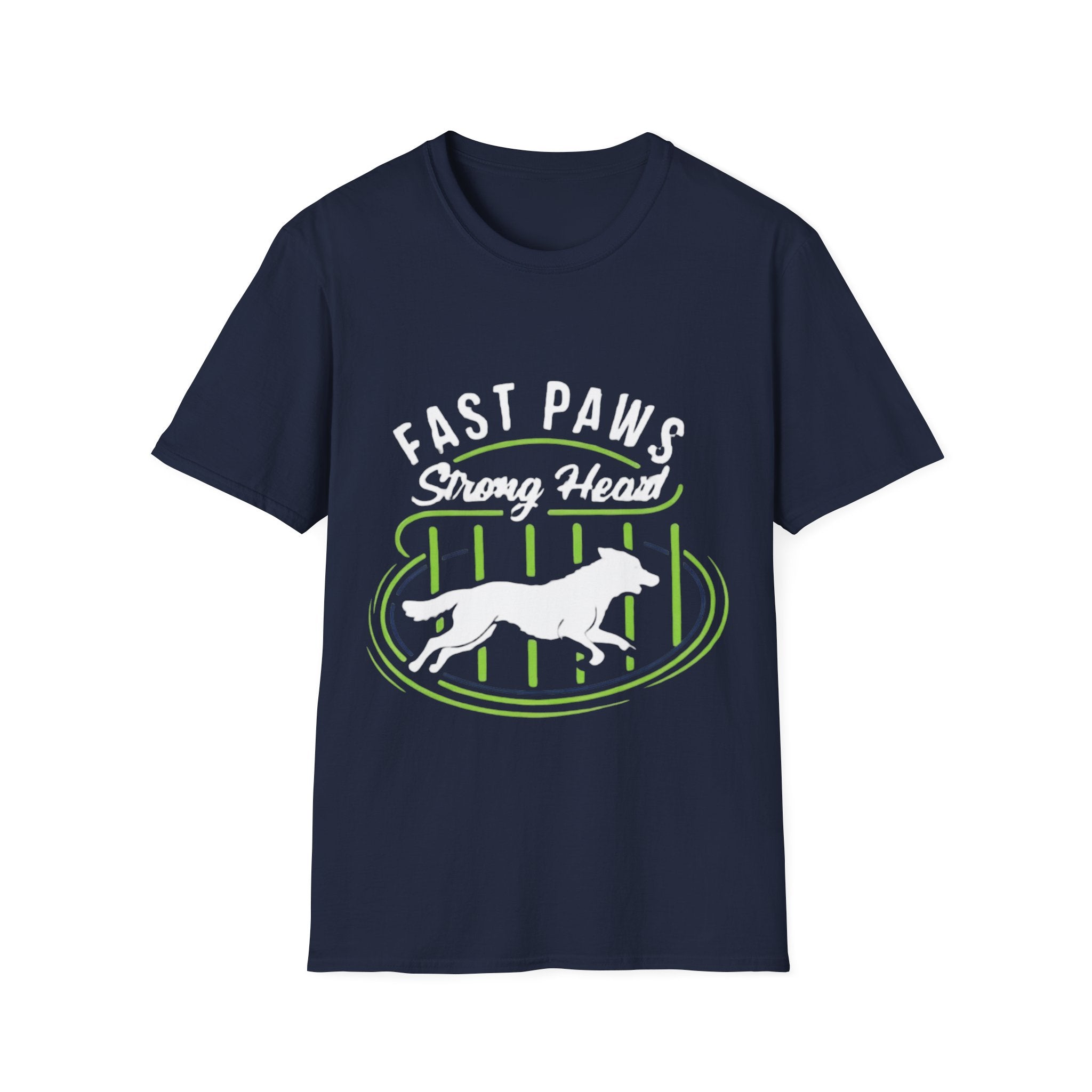 Fast Paws Strong Heart Dog T-Shirt