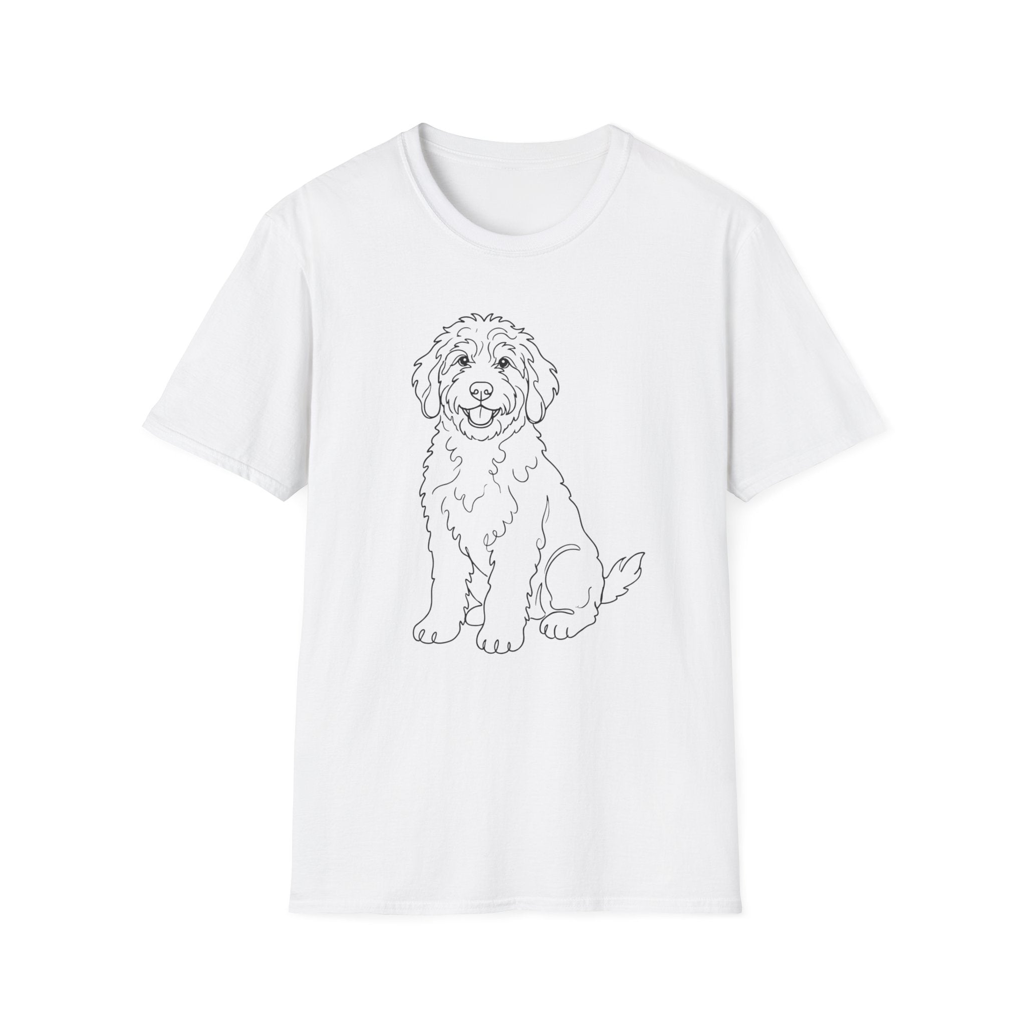 Bernedoodle Line Art T-Shirt