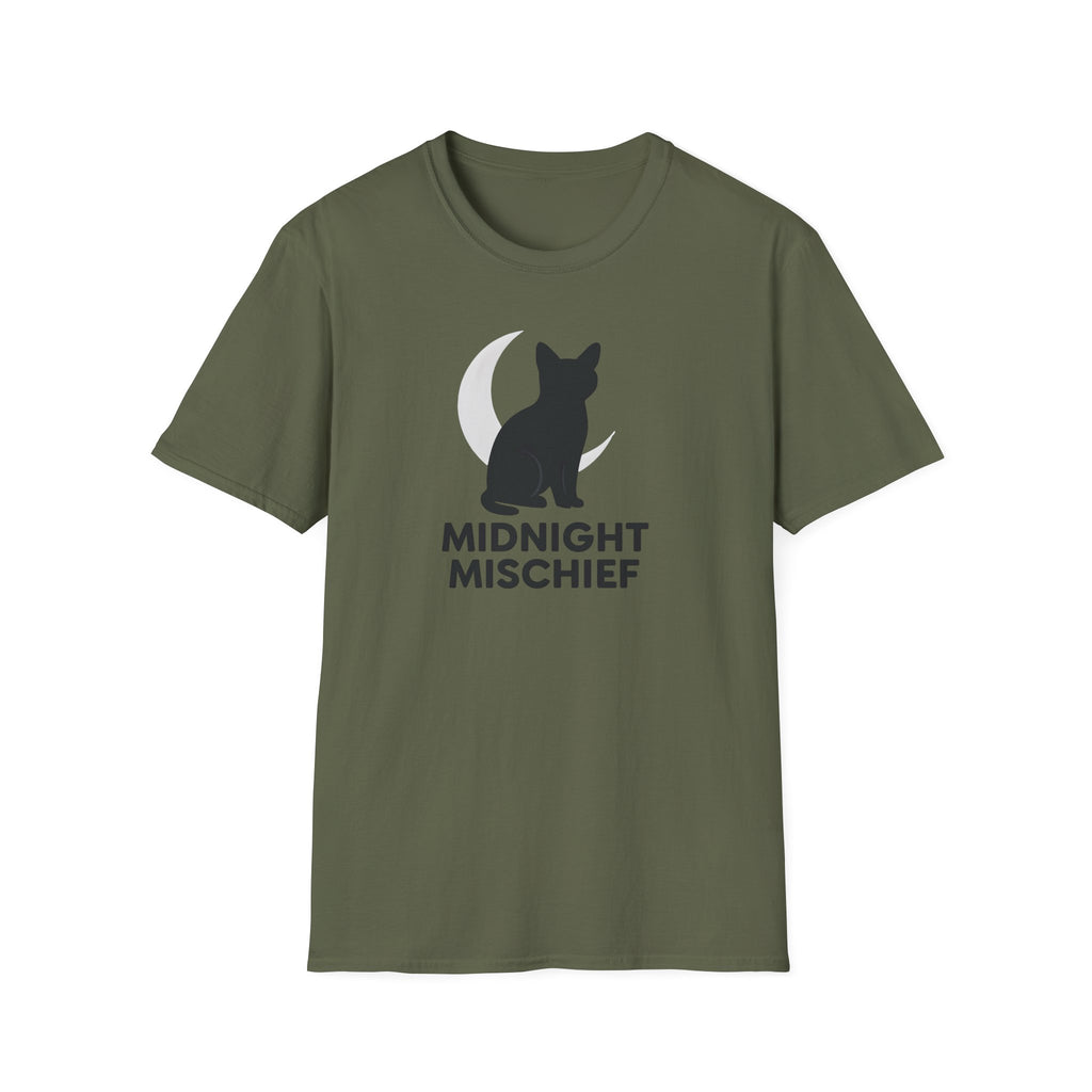 Moonlit Cat Silhouette T-Shirt