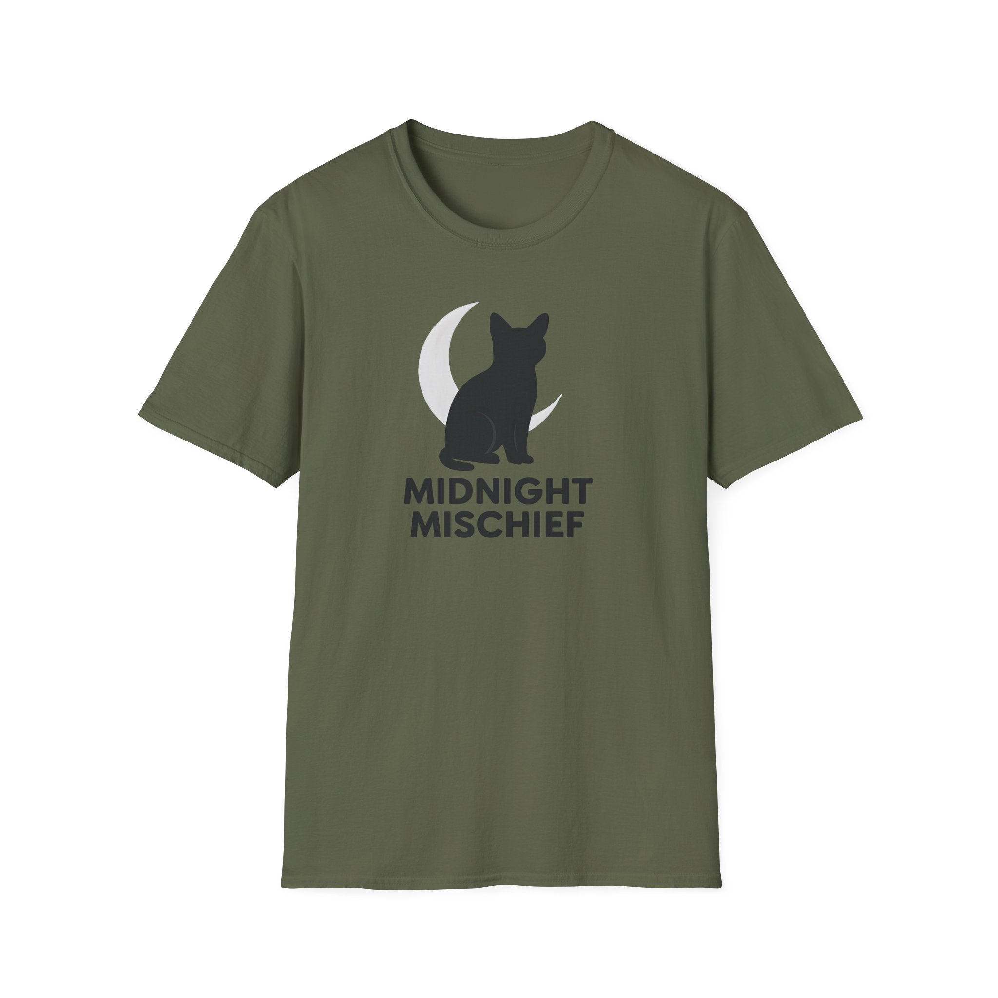 Moonlit Cat Silhouette T-Shirt