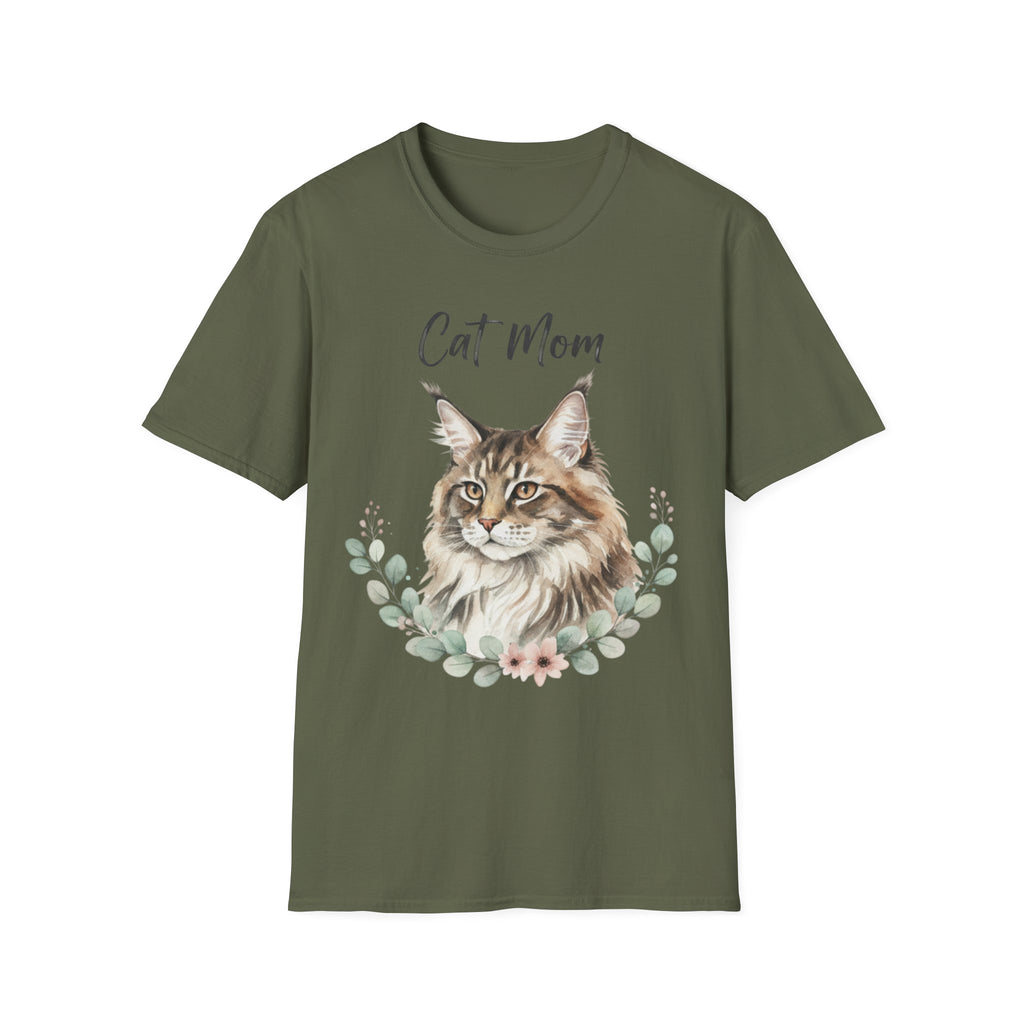 Maine Coon Cat Mom T‑Shirt