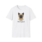 Meowgical Stained Glass Style Siamese Cat T-Shirt